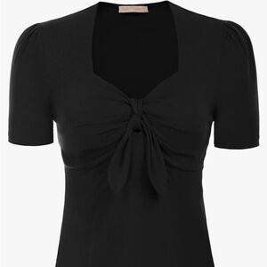 NWOT Belle Poque Women's Vintage Rockabilly Top 1950s Size XL, Black, Super cute